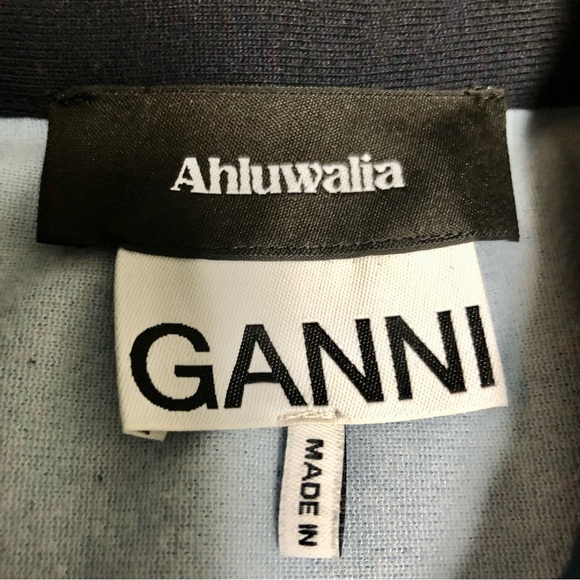 Ganni x Ahluwalia Cloudburst Colorblock Track Jacket size 42 US size 12 M-L-XL - Picture 14 of 16